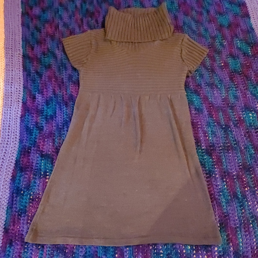 Cowl neck knit tunic